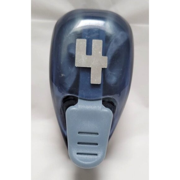 EK Success Number Four Paper Punch Gray Plastic Metal For Scrapbooking Crafts - Picture 1 of 6